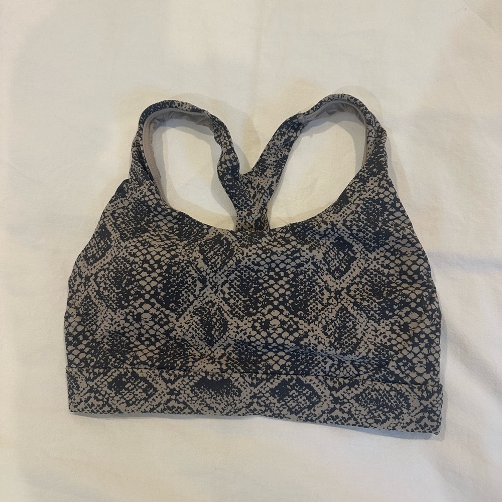 Athleta Women's Snake Print Sports Bra